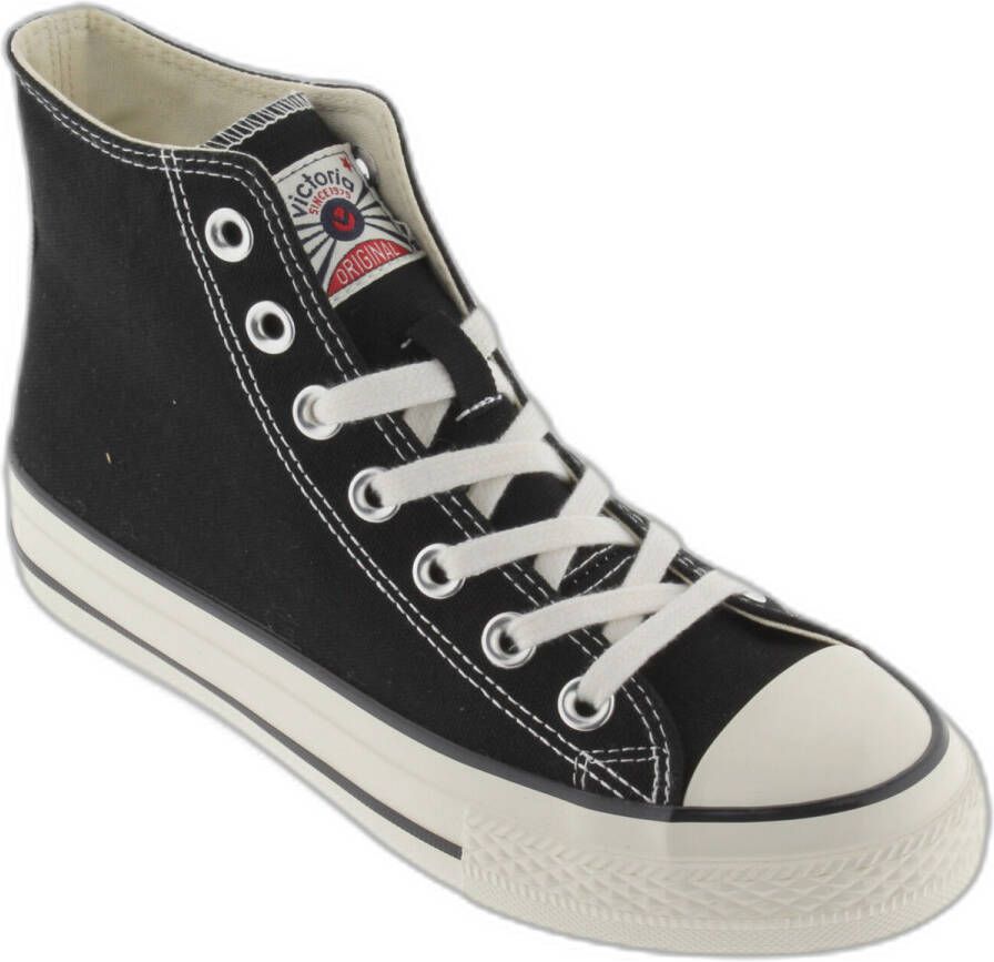 Victoria Sneakers Baskets montantes en toile brillante femme Tribu