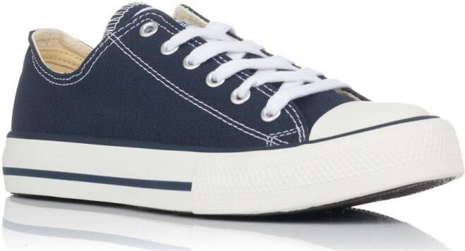 Victoria Tribu Canvas Sneakers Blue Heren