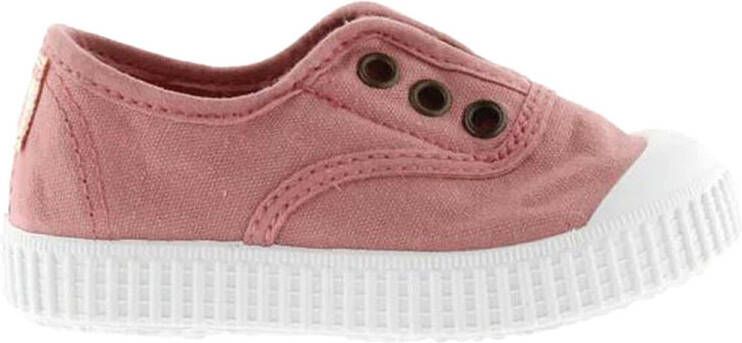 Victoria 's sneakers 1915 anglaise toile lavée Roze - Foto 4
