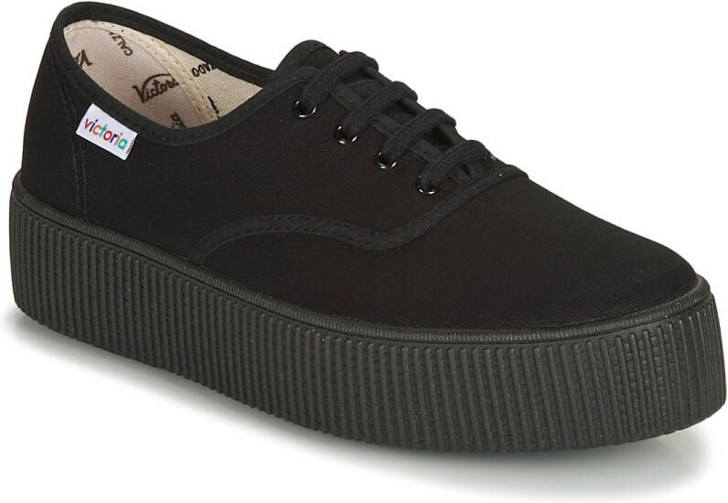 Victoria Lage Sneakers 1915 DOBLE LONA PISO NEG