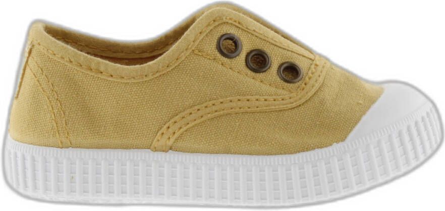 Victoria Sneakers Baskets toile teintée élastique bébé 1915