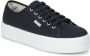 Victoria Witte Canvas Platform Sneakers Black Dames - Thumbnail 5