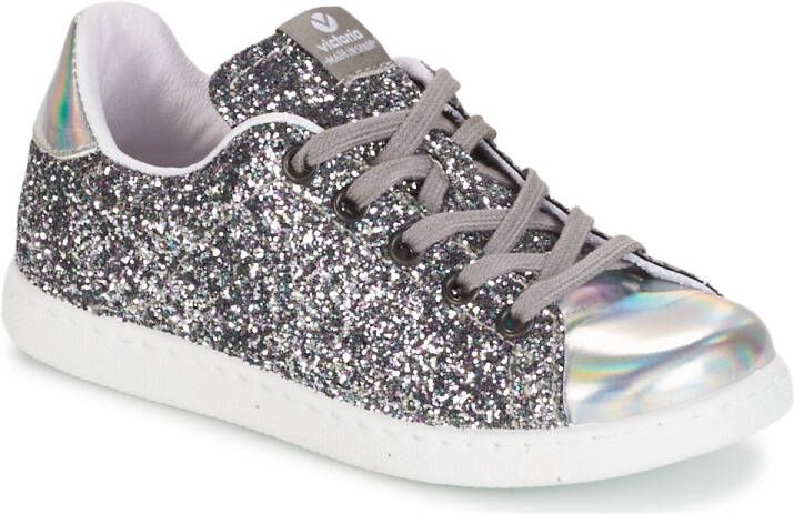 Victoria Glanzende spiegel sneakers voor vrouwen Gray Dames - Foto 2