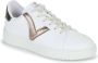 Victoria Dames Sportschoenen Madrid Basket Leather & amp Effect; metaal Grijs Dames - Thumbnail 2