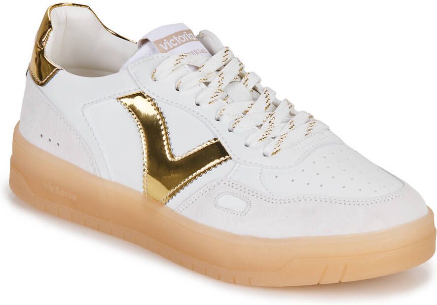 Victoria Lage Sneakers SEUL EFECTO PIEL SERRAJE LOGO METAL
