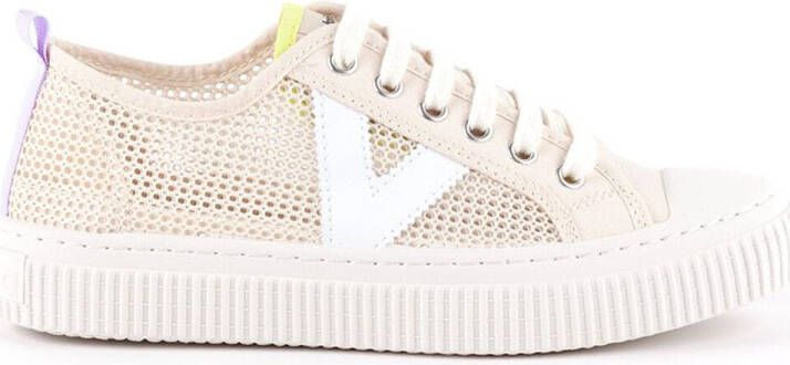 Victoria 1915 Re-Edit Basket Rejilla Sneakers Beige Dames - Foto 8
