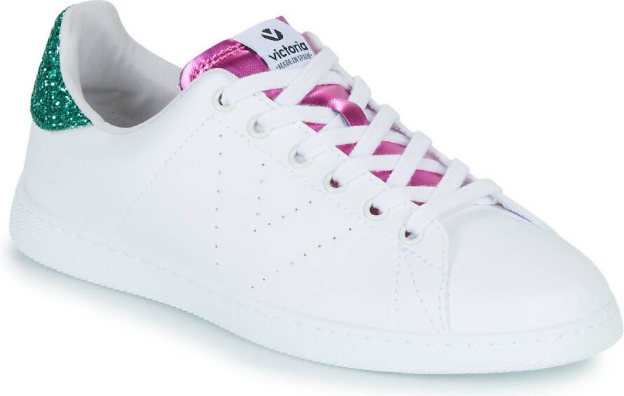 Victoria Lage Sneakers TENIS EFECTO PIEL GLITTER