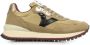 Victoria Dames Sneakers Goud Bruin Leer Suéde Metallic - Thumbnail 3