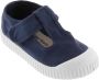 Victoria Children's scratch sandals 1915 toile teintée Blauw - Thumbnail 4