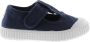 Victoria Children's scratch sandals 1915 toile teintée Blauw - Thumbnail 5