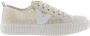 Victoria 1915 Re-Edit Basket Rejilla Sneakers Beige Dames - Thumbnail 2