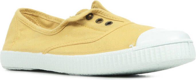 Victoria Sneakers Baskets toile teintée élastique femme 1915