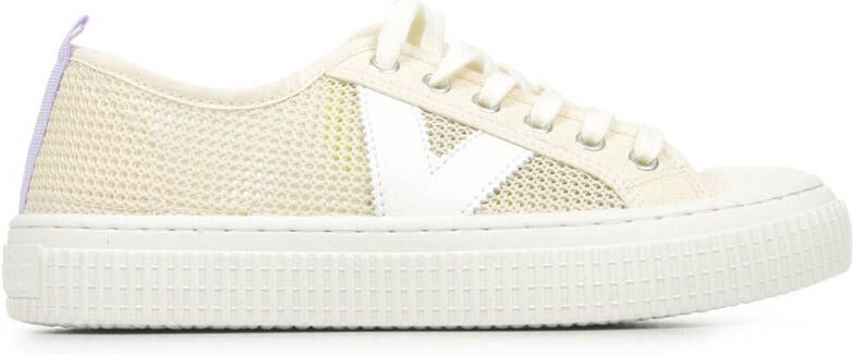 Victoria 1915 Re-Edit Basket Rejilla Sneakers Beige Dames - Foto 7