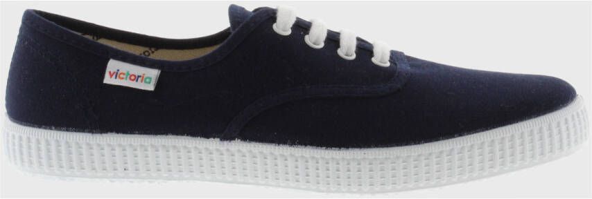 Victoria Trainers 1915 Engels canvas Blauw - Foto 3
