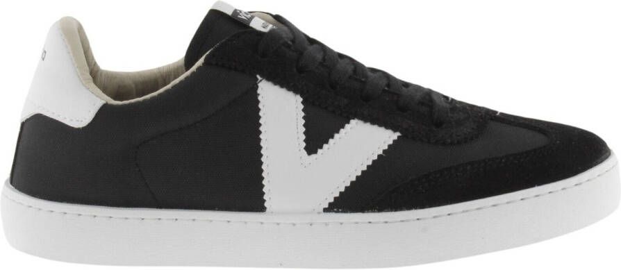Victoria Sneakers Baskets monochromes en berlin cuir fendu et nylon