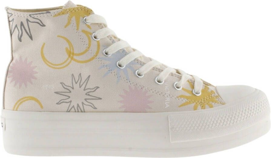 Victoria Sneakers Baskets montantes imprimées soleil femme Doble