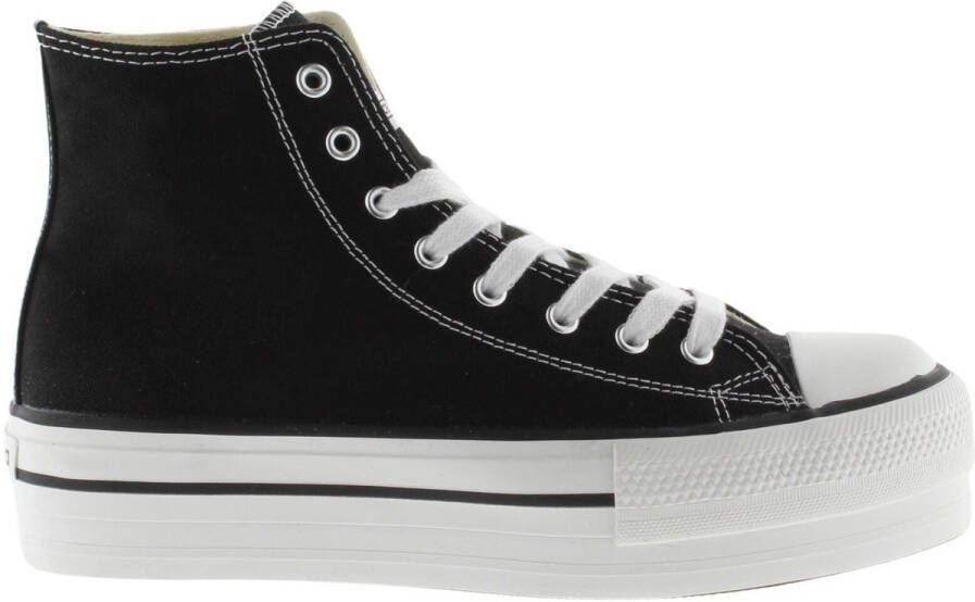 Victoria Hoge Sneakers 061101 Tribu Doble Botín Lona de Mujeres - Foto 3