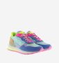 Victoria Sneakers Luna Nylon Multicolor Split Leather - Thumbnail 11