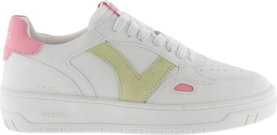 Victoria Sneakers Baskets seul effet cuir et néon femme - Foto 3