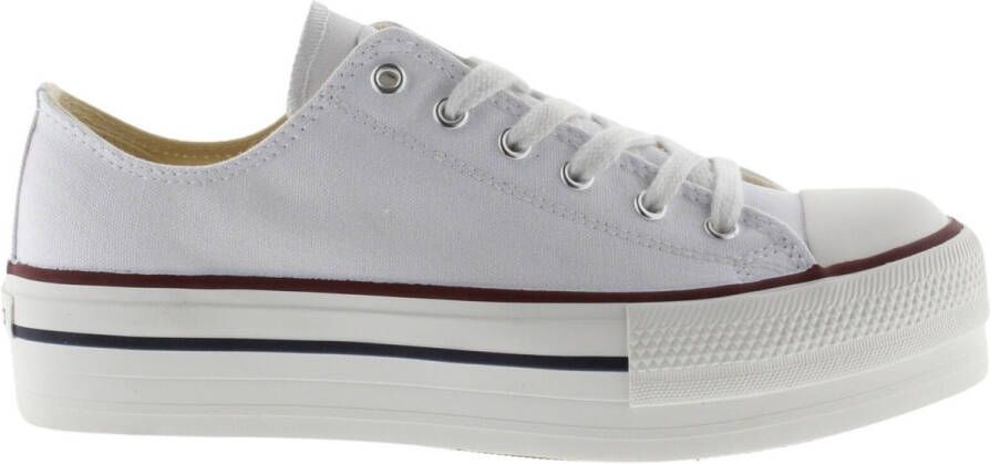 Victoria Lage Sneakers 061100 Tribu Doble Lona Bambas de Mujer - Foto 6