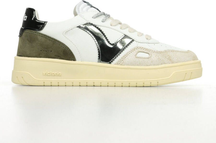 Victoria Lage Sneakers Seul Efecto Piel Metal