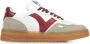 Victoria Seúl Effect Leder & Suède Sneakers Red Dames - Thumbnail 2