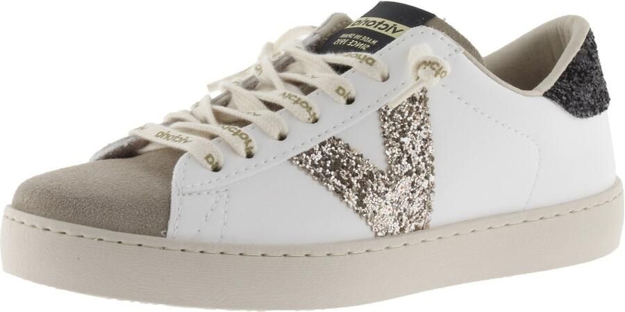 Victoria Lage Sneakers BERLÍN GLITTER CORDON LOGO 1126228 - Foto 3