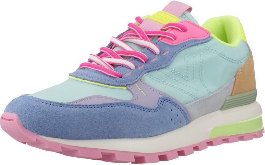 Victoria Sneakers Luna Nylon Multicolor Split Leather - Foto 8