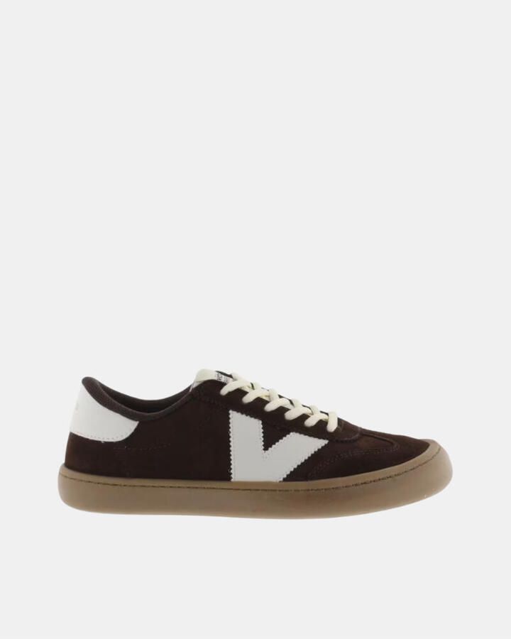 Victoria Lage Sneakers 1186103 Olmo Barefoot Efecto Serraje Chocolate - Foto 2
