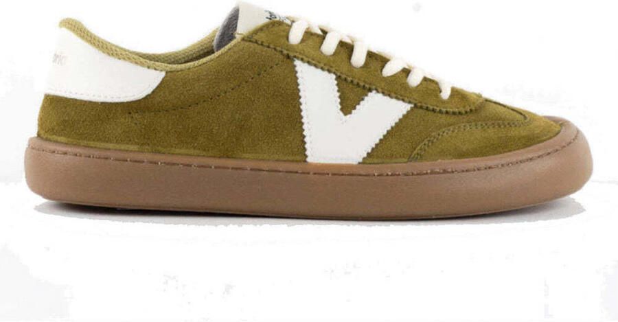 Victoria Lage Sneakers 1186103 Olmo Barefoot Efecto Serraje Oliva - Foto 2