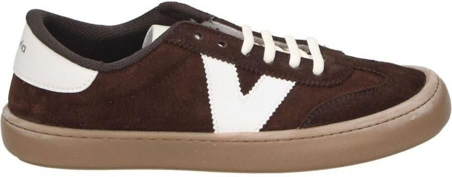 Victoria Lage Sneakers 1186103 Olmo Barefoot Efecto Serraje Chocolate - Foto 2