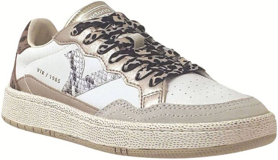 Victoria Smile Favorites Dames Sneakers Beige Synthetisch Leopard - Foto 5