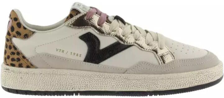 Victoria Dames Sneakers Zwart Leer Suéde Metallic - Foto 4