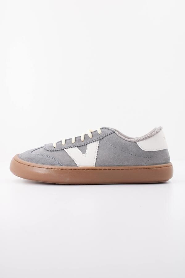 Victoria Lage Sneakers 1186103 Olmo Barefoot Efecto Serraje Gris - Foto 4