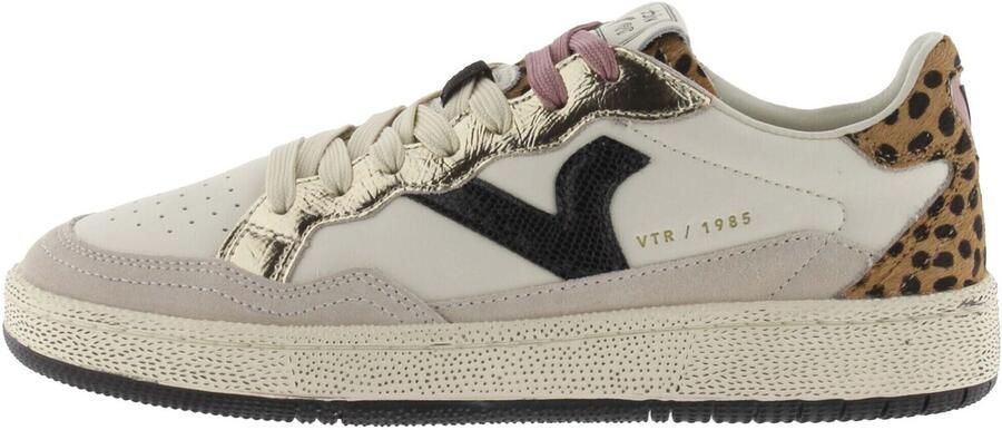 Victoria Dames Sneakers Zwart Leer Suéde Metallic - Foto 3