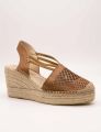 Vidorreta Espadrilles 0301 Napa Troquelada - Bruin