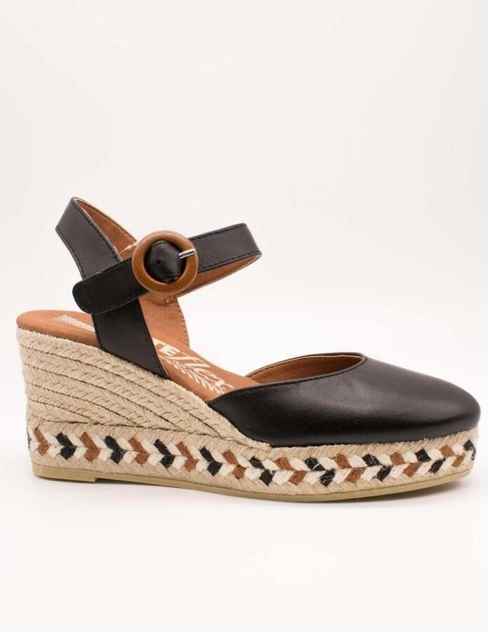Viguera Espadrilles 2316 Seda Negro