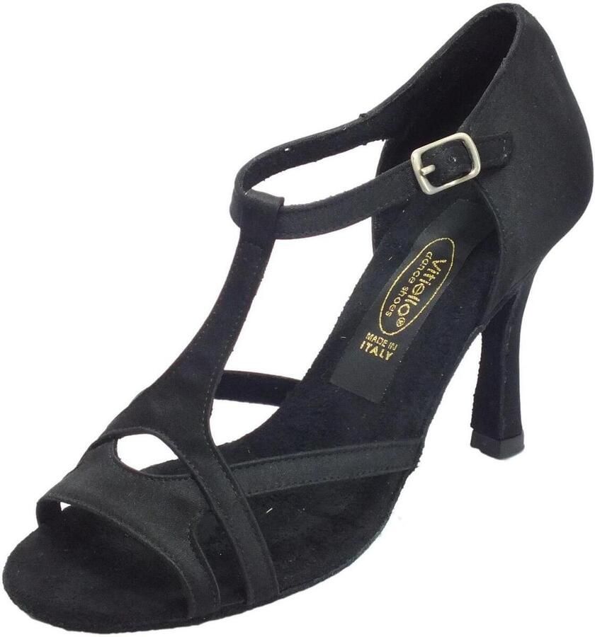 Vitiello Dance Shoes Pumps 402 Raso nero forma