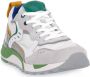 Voile blanche Heren Sneakers Bholt Leer en Stof Multicolor Heren - Thumbnail 2