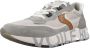 Voile blanche Grijze Sneakers met Opvallend Ontwerp Multicolor Heren - Thumbnail 3