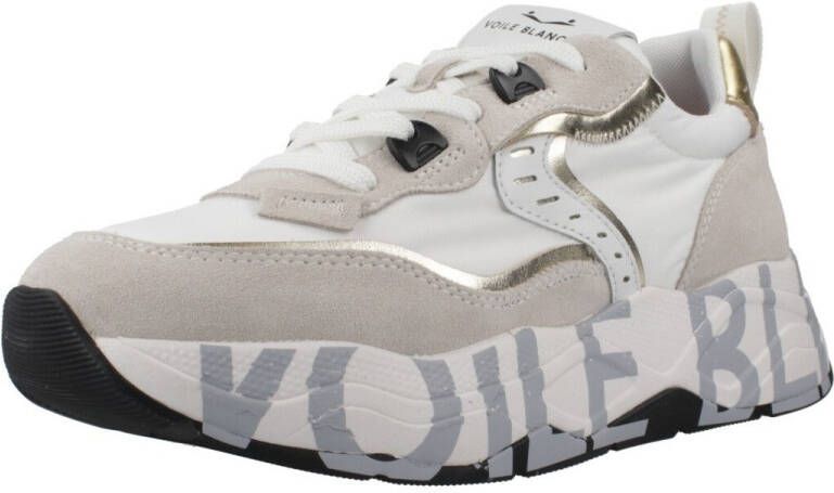 Voile blanche Low-Top Sneakers Trekking-Inspired White Sneakers With Technical Fa in beige - Foto 11