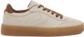 Voile blanche Sneakers laag 'MIND 02' cognac - Wit