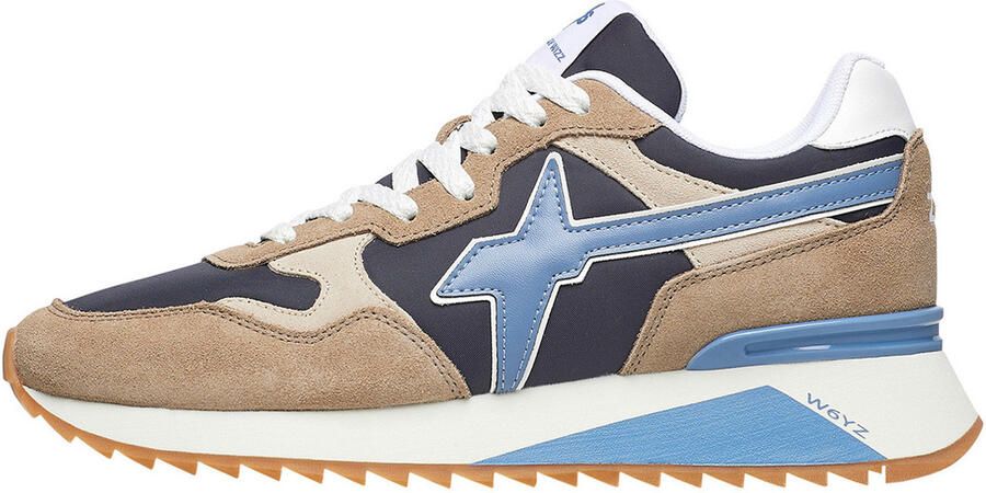 W6Yz Technische suède sneaker met spoiler Multicolor Heren