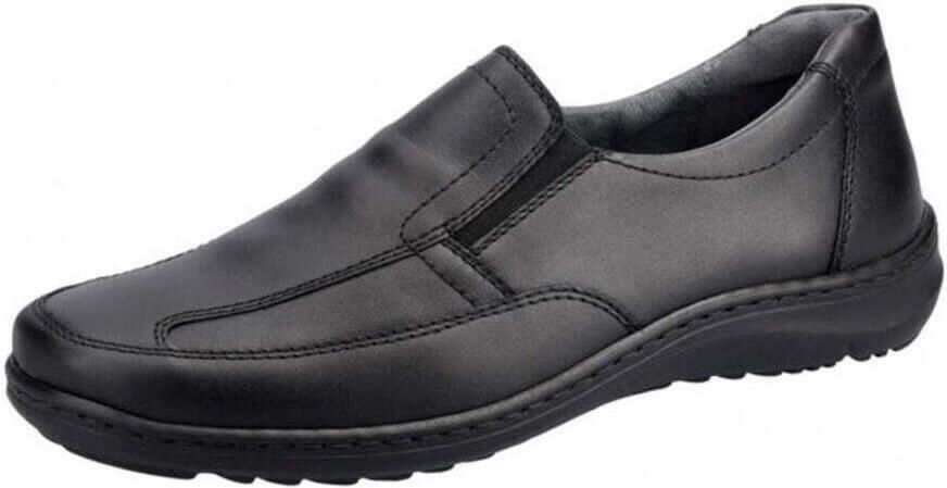 Waldläufer Wijde pasvorm herenloafer Zwart - Foto 3