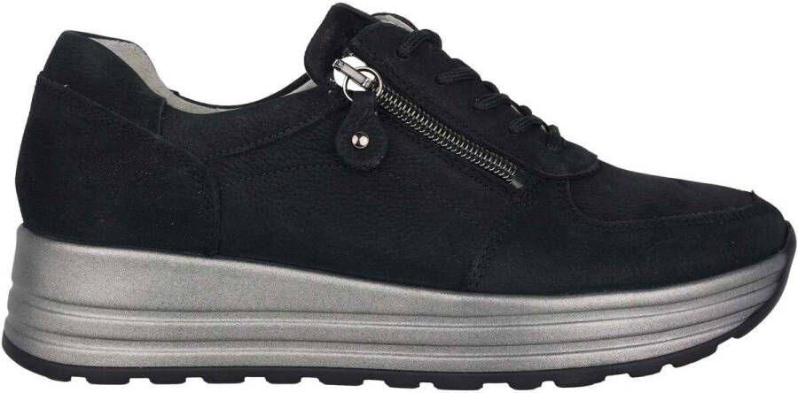 Waldläufer Brede pasvorm damessneaker Zwart - Foto 2