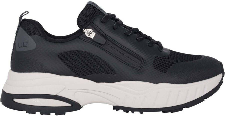 Waldläufer H Pero heren sneaker zwart