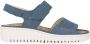Waldläufer H-Willow dames sandaal blauw - Thumbnail 2