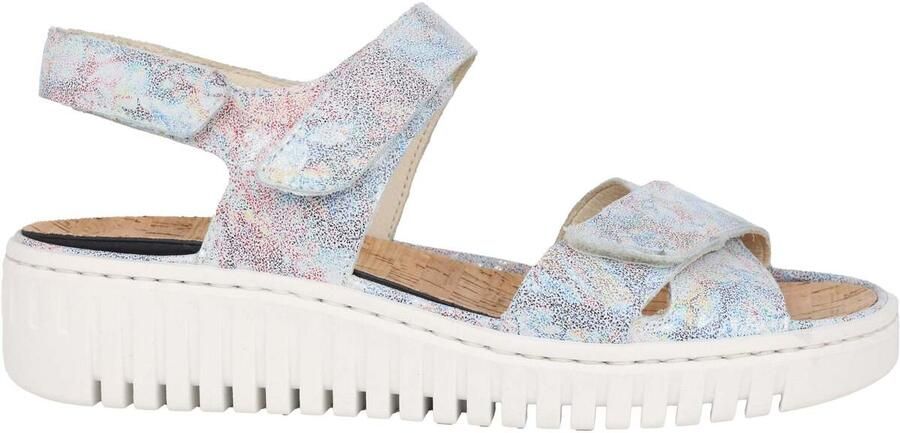Waldläufer Sandaal voor dames met brede pasvorm Multicolor