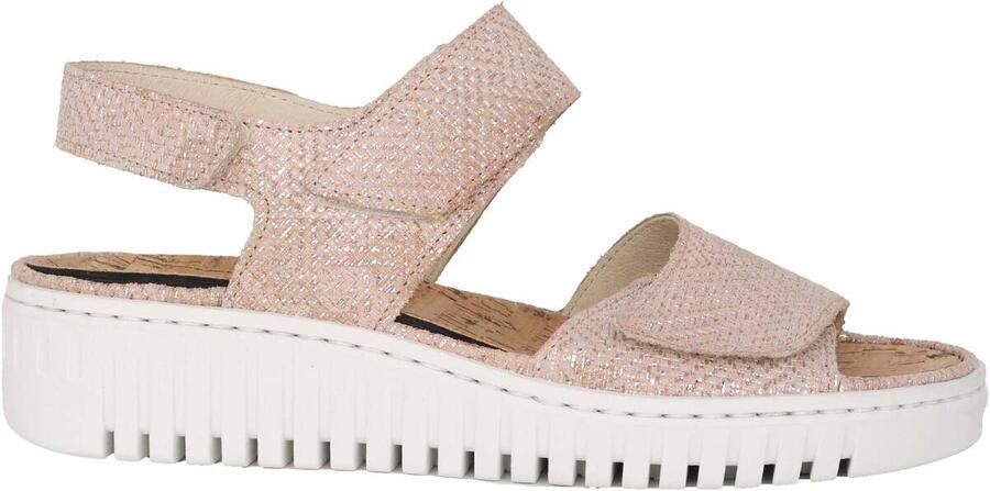 Waldläufer Wijde pasvorm roze sandaal dames