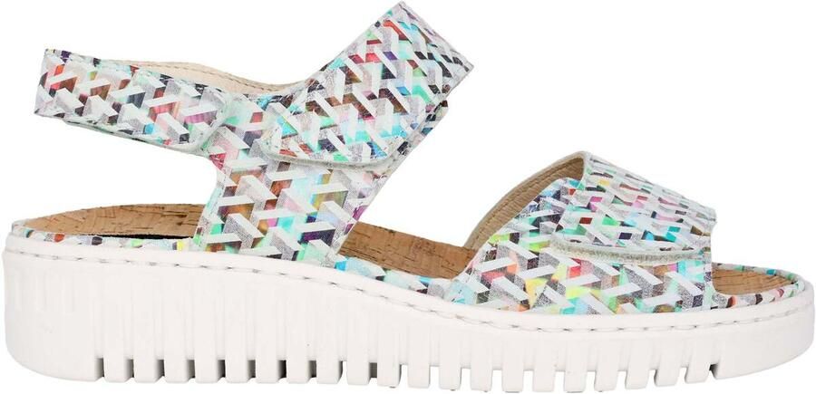 Waldläufer Comfortabele brede pasvorm sandaal multicolor